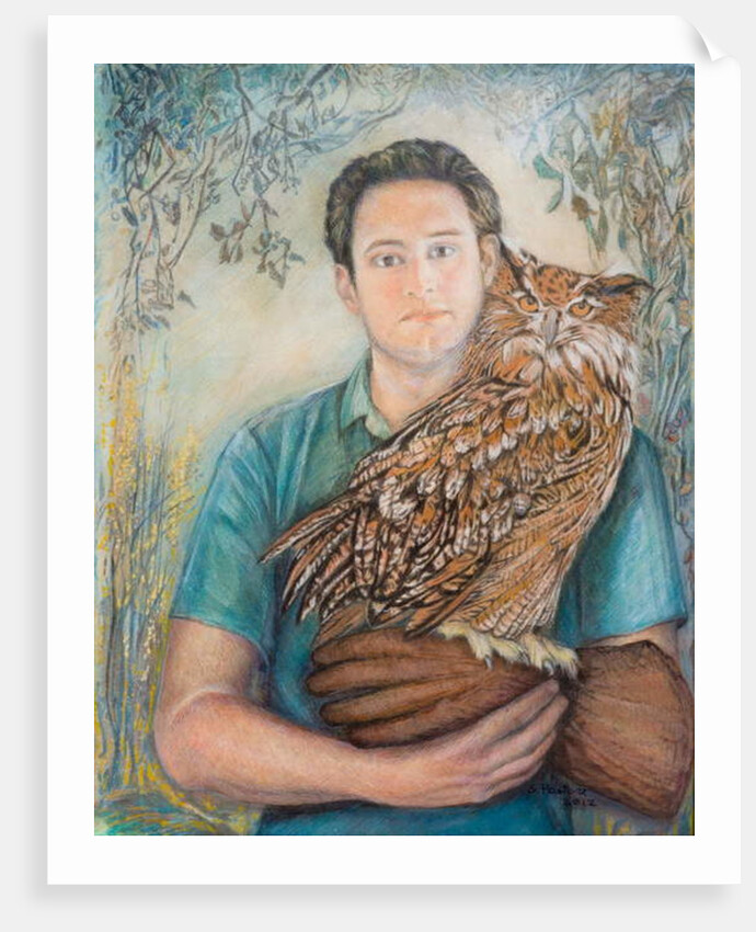 Boy with Owl, 2012 by Silvia Pastore