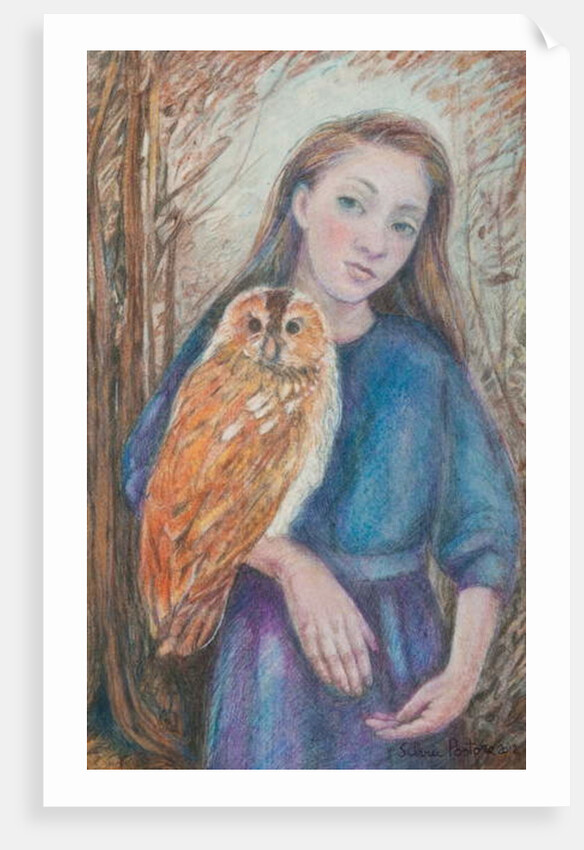 Girl with Owl, 2012 by Silvia Pastore