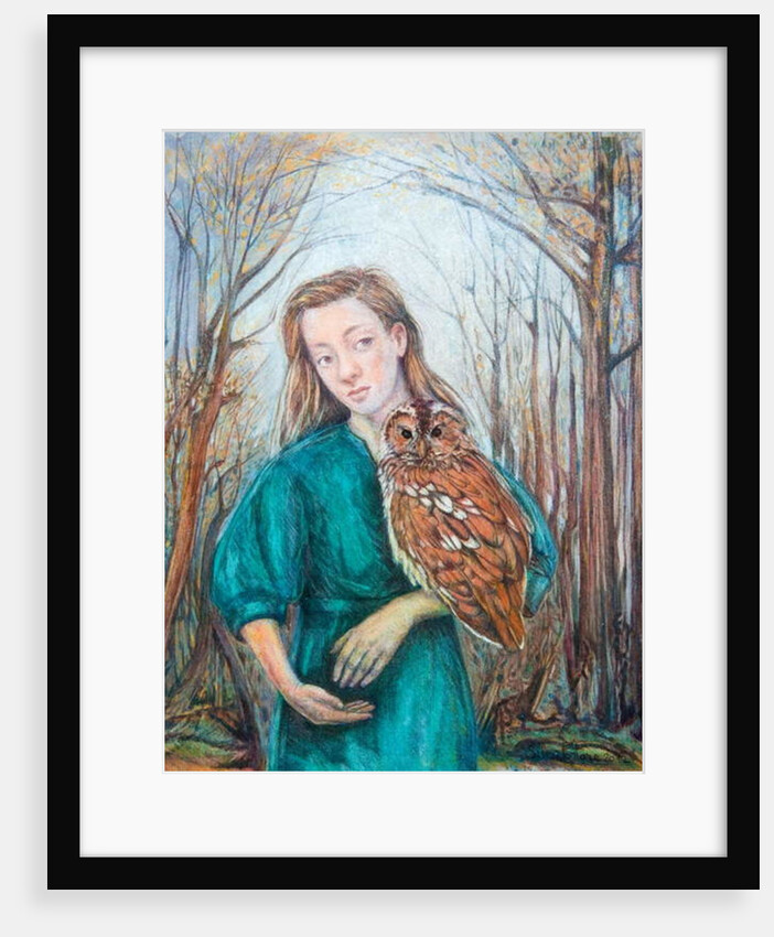 Girl with Owl, 2012 by Silvia Pastore