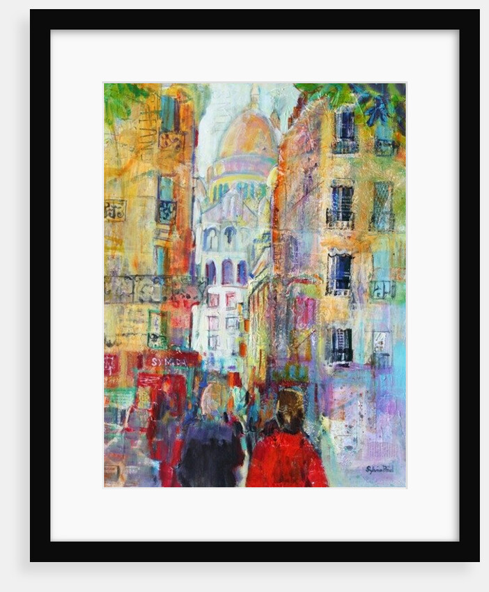 An Evening Walk to Sacre Coeur, 2014 by Sylvia Paul