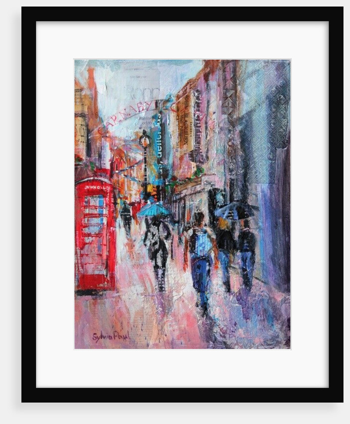 Rainy Day, Carnaby Street, 2015 by Sylvia Paul