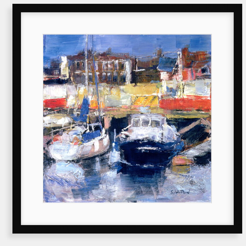 Lowestoft Harbour View by Sylvia Paul