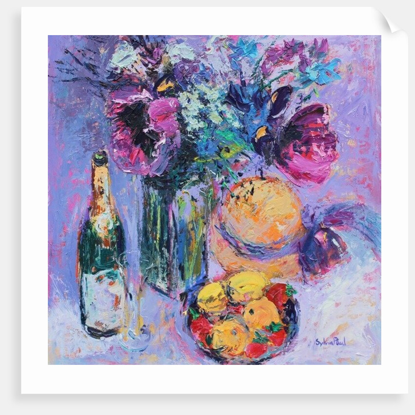 Purple Poppies, 2015 by Sylvia Paul