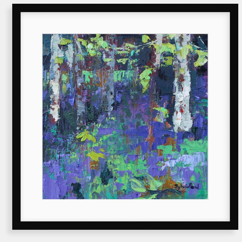 Deep in the Bluebell Wood, 2017 by Sylvia Paul