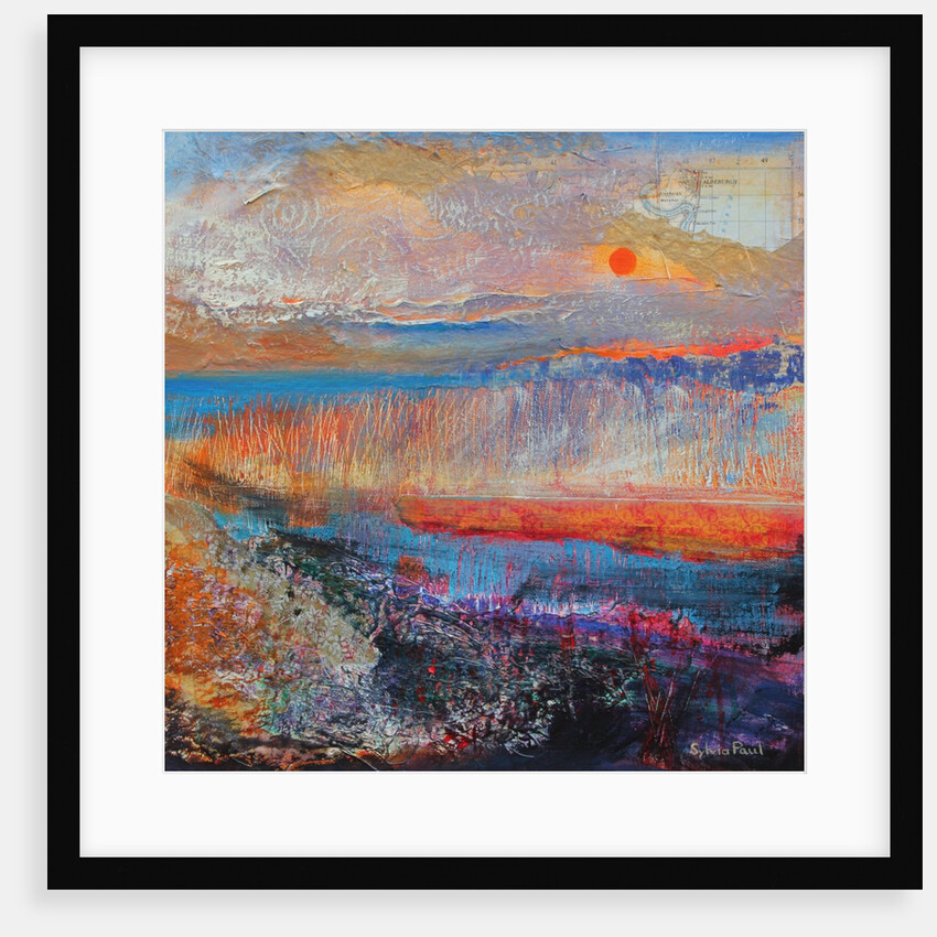 Marsh Sunset, 2013 by Sylvia Paul