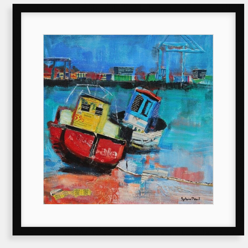 Two Jolly Fishing Boats 2012 by Sylvia Paul
