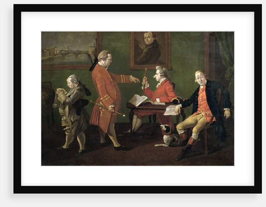 Lord William Cavendish, William FitzHerbert and Mr Short, c.1780 by Thomas Patch