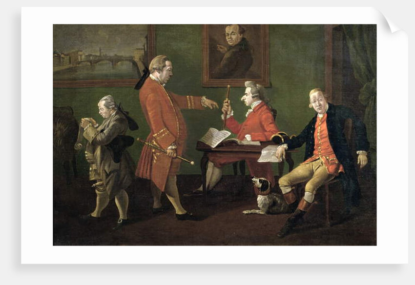 Lord William Cavendish, William FitzHerbert and Mr Short, c.1780 by Thomas Patch