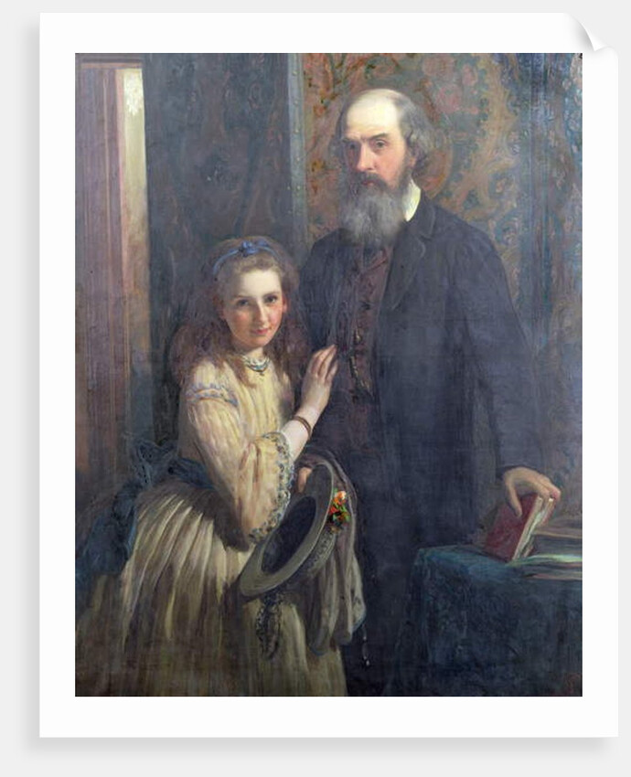 Sir William FitzHerbert with his daughter, Ida, 1862 by James Sant