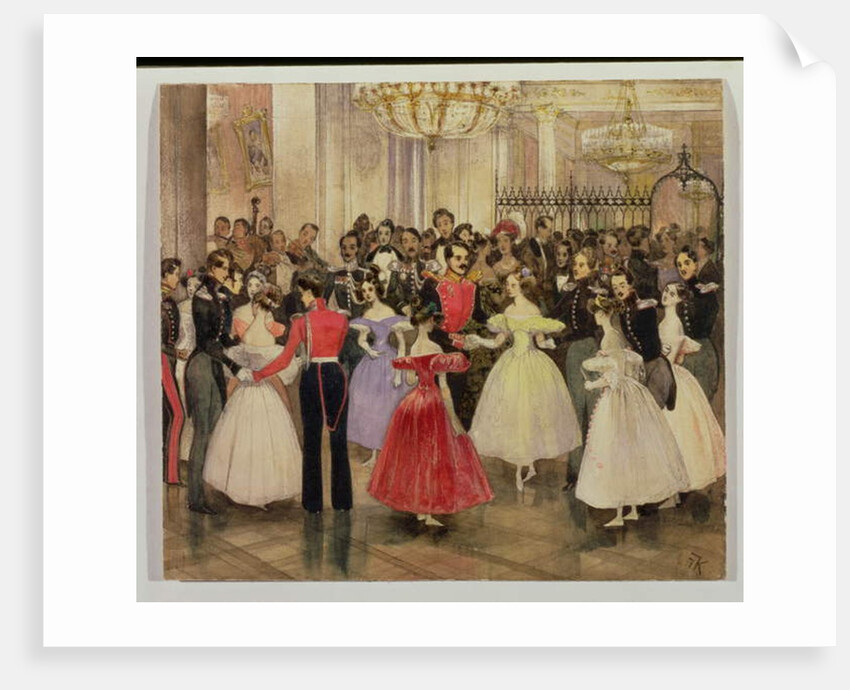 Princess Baryatinskaya's Ball by Grigori Grigorevich Gagarin
