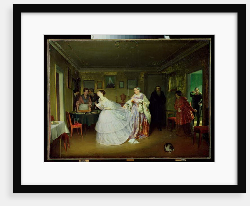 The Major's Marriage Proposal, 1851 by Pavel Andreevich Fedotov