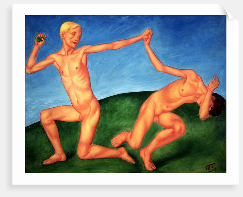The Playing Boys, 1911 by Kuzma Sergeevich Petrov-Vodkin