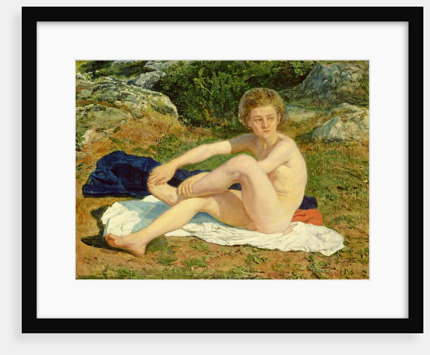 A Naked Boy, study for 'The Appearance of Christ before the People', 1840-50 by Aleksandr Andreevich Ivanov