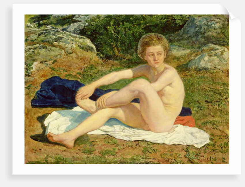 A Naked Boy, study for 'The Appearance of Christ before the People', 1840-50 by Aleksandr Andreevich Ivanov