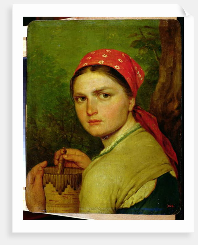 Girl with a Birch-Bark Jar, c.1824 by Aleksei Gavrilovich Venetsianov