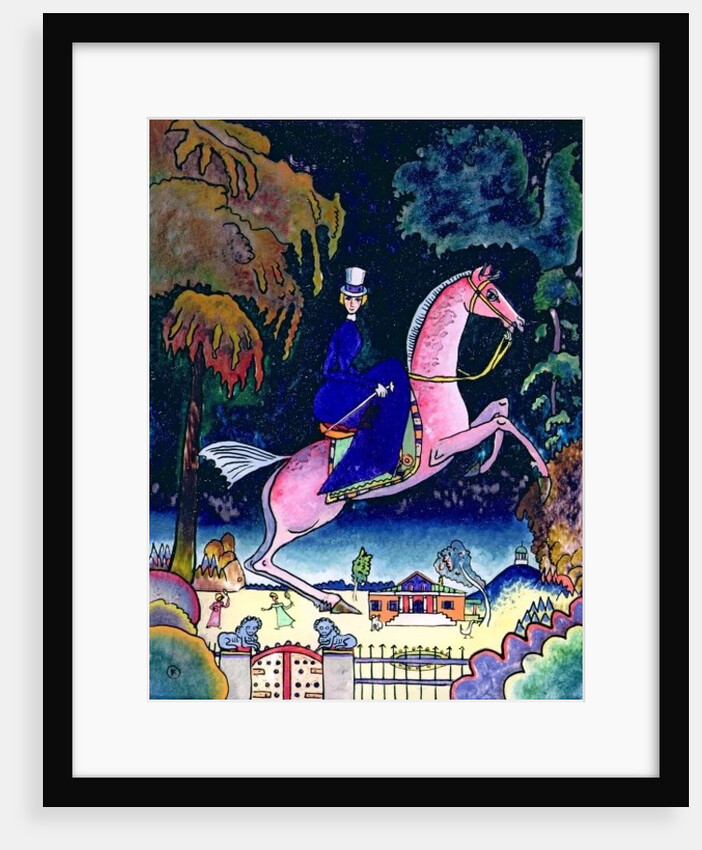 Amazons with Lions, 1918 by Wassily Kandinsky