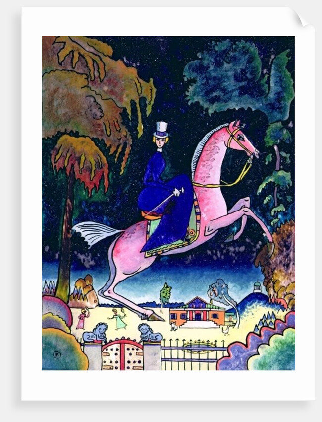 Amazons with Lions, 1918 by Wassily Kandinsky