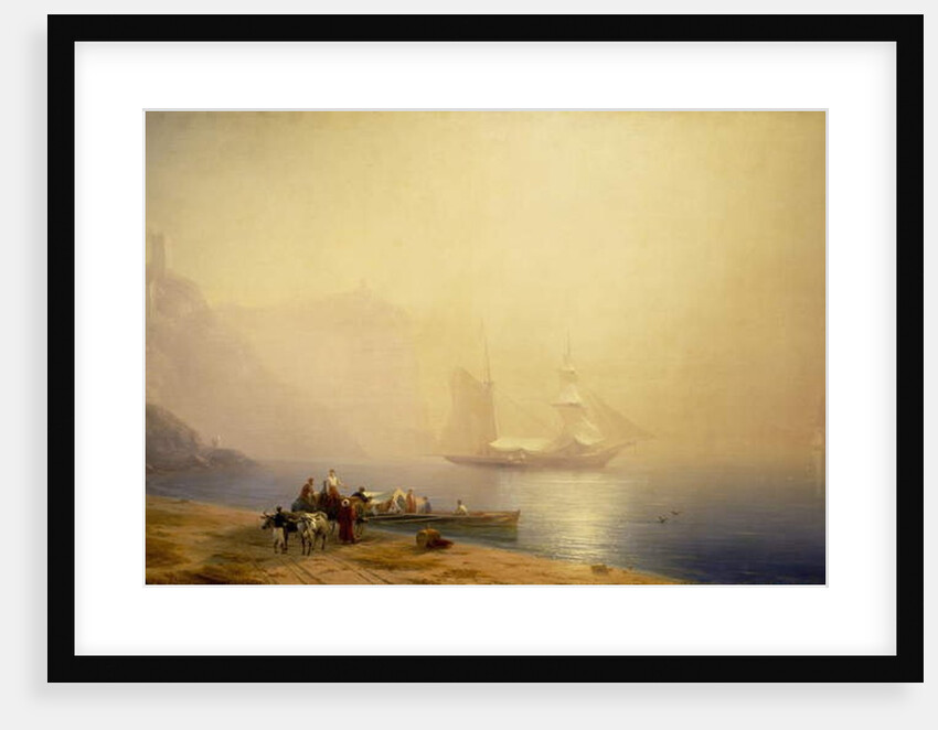 Morning on the Shore of the Sea, Sudak, 1856 by Ivan Konstantinovich Aivazovsky