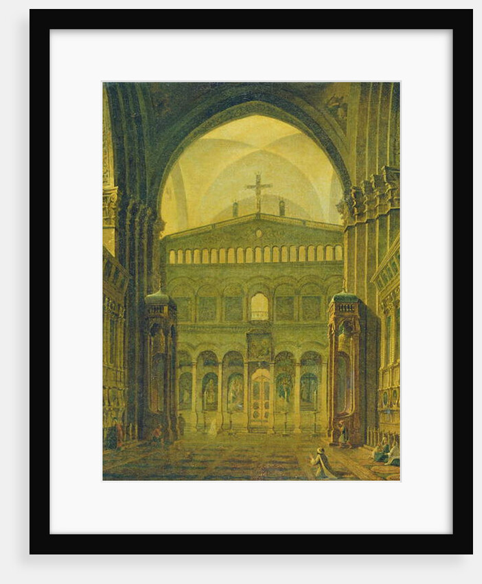 Inner View of the Temple in Jerusalem, 1821 by Maksim Nikiforovich Vorobiev