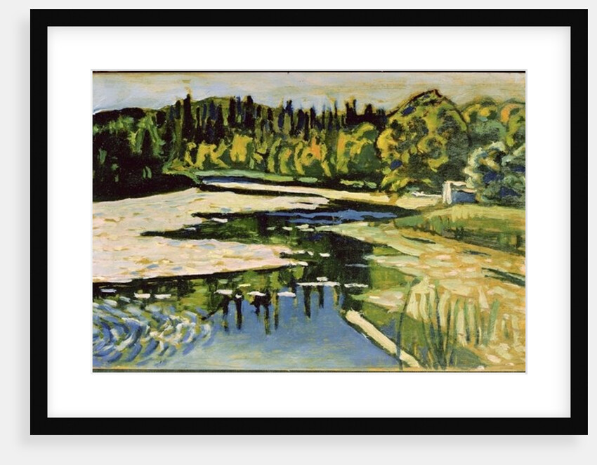 River in Autumn, 1900 by Wassily Kandinsky