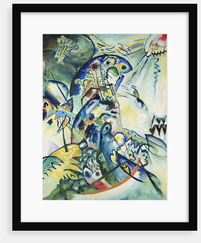 Blue Comb, 1917 by Wassily Kandinsky