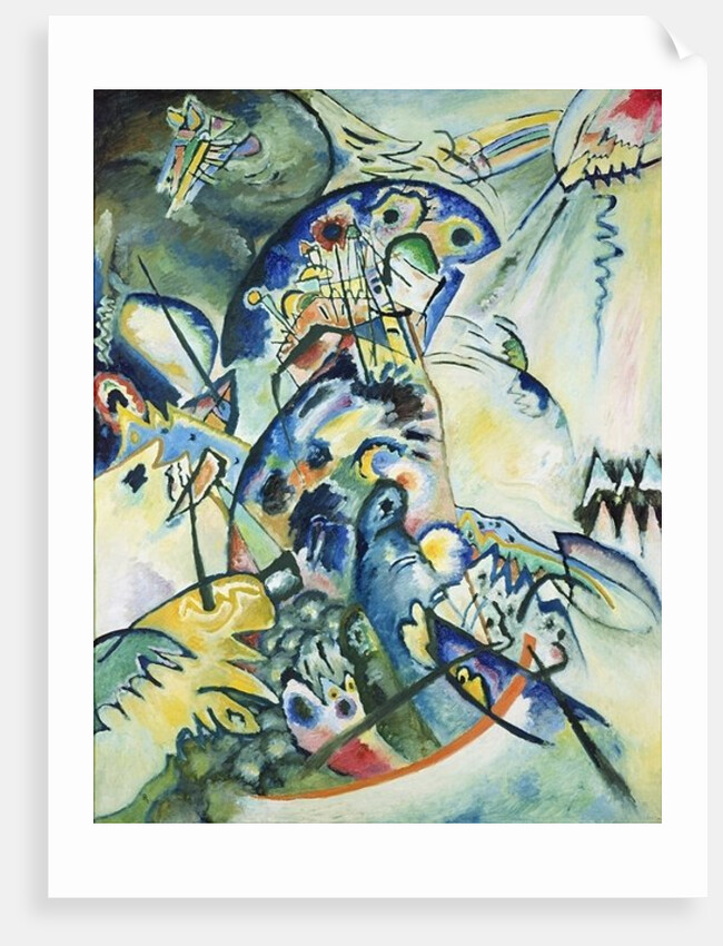 Blue Comb, 1917 by Wassily Kandinsky