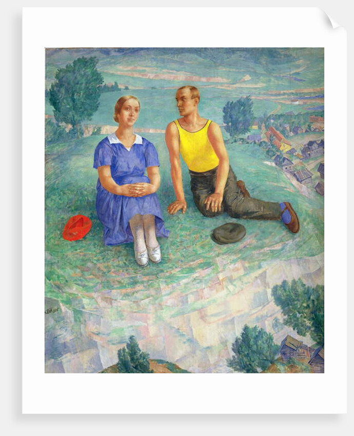 Spring, 1935 by Kuzma Sergeevich Petrov-Vodkin