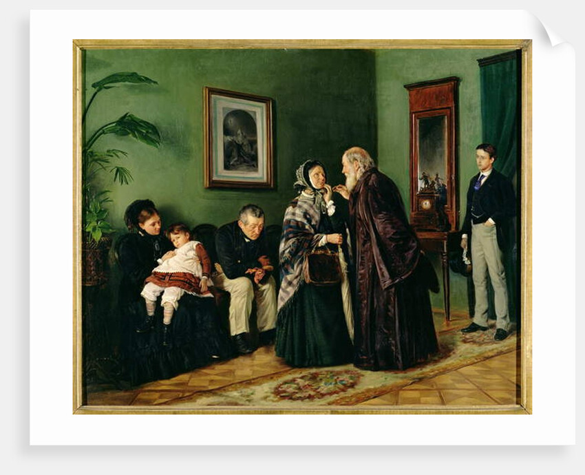 The Doctor's Waiting Room, 1870 by Vladimir Egorovic Makovsky
