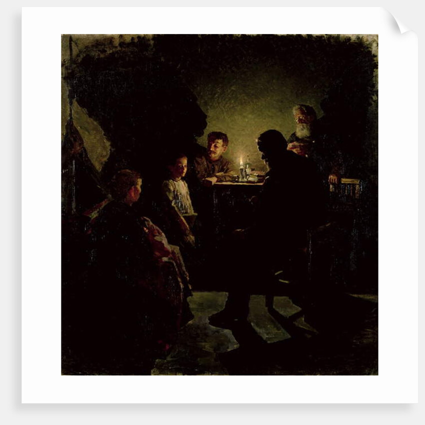 The Worker's Family by Nikolaj Alekseevich Kasatkin