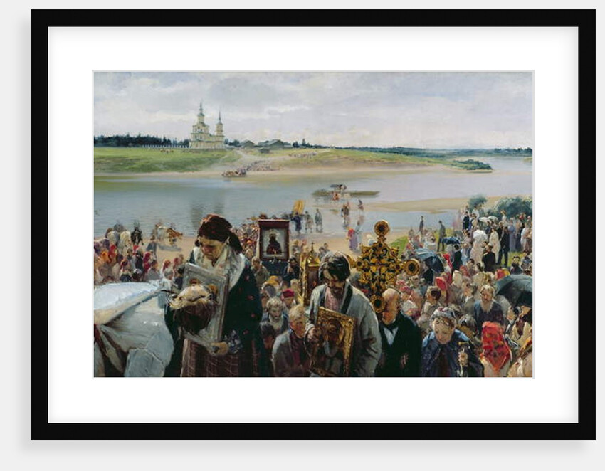 A Religious Procession by Illarion Mikhailovich Pryanishnikov