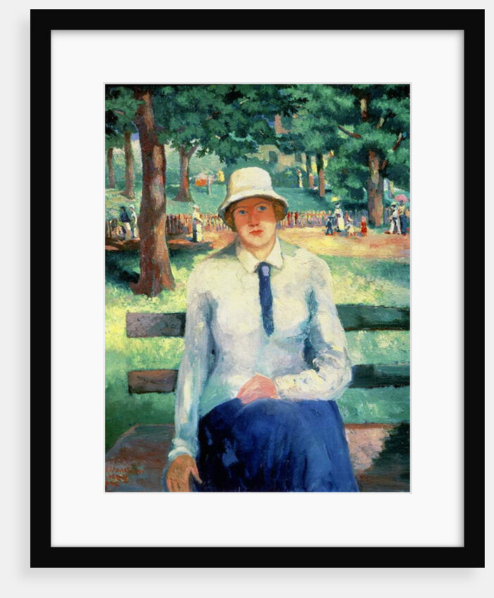 Girl Without Work, 1918-19 by Kazimir Severinovich Malevich