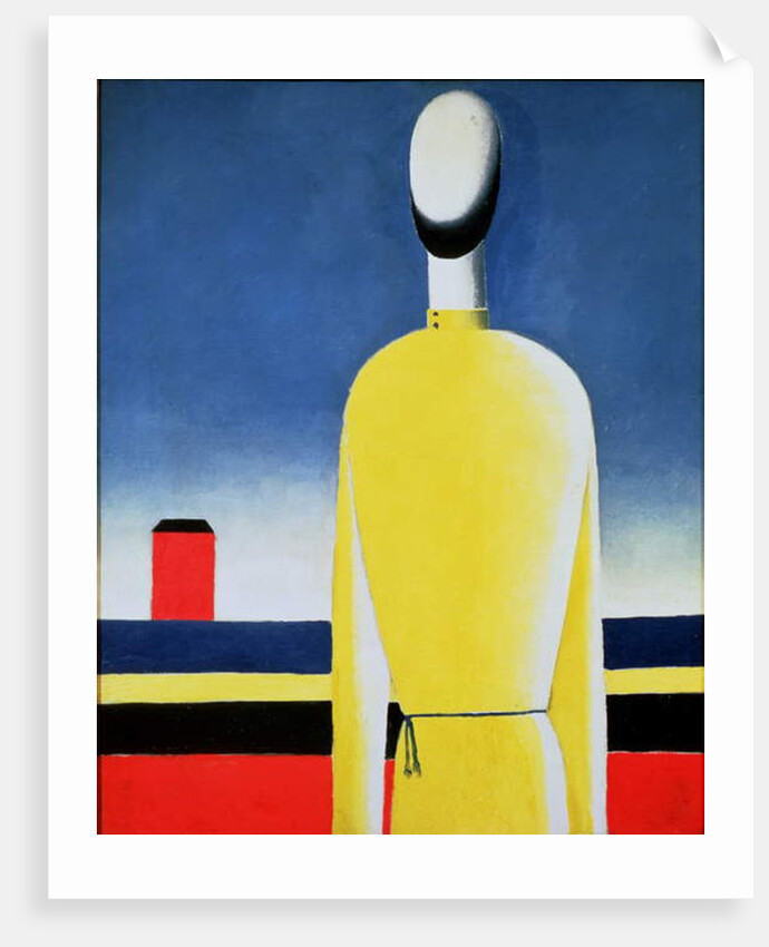 Half-figure in a Yellow Shirt, 1928-32 by Kazimir Severinovich Malevich