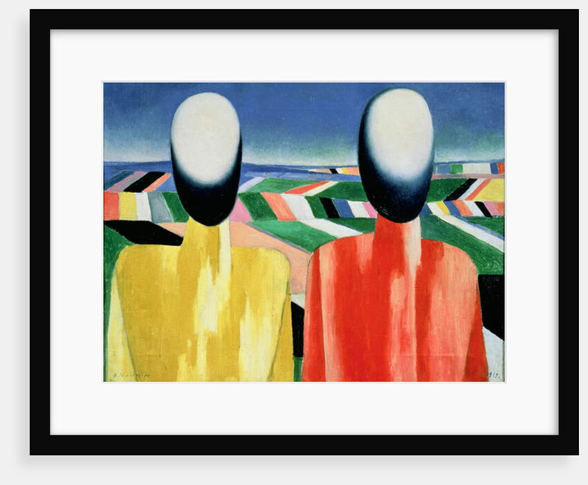 Two Peasants by Kazimir Severinovich Malevich