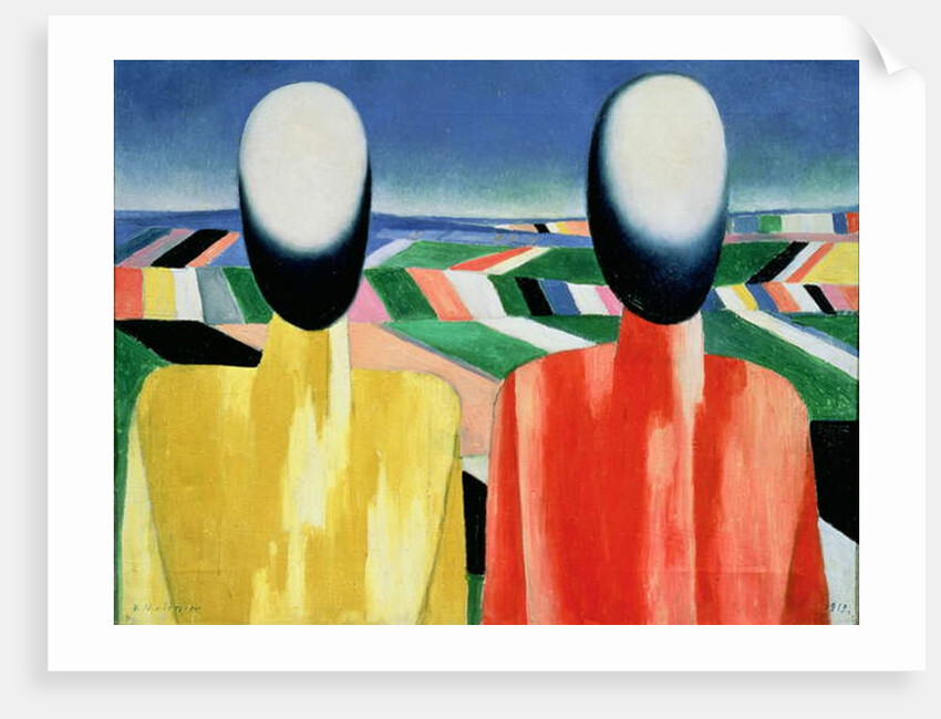 Two Peasants by Kazimir Severinovich Malevich