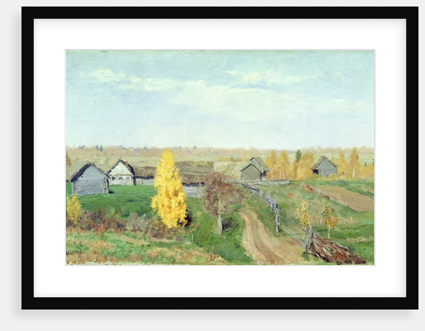 Golden Autumn in the Village, 1889 by Isaak Ilyich Levitan