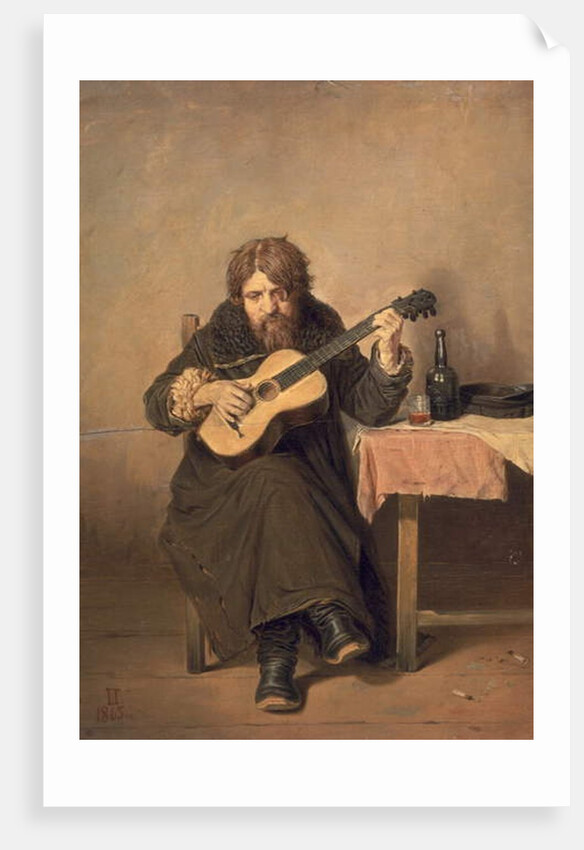 The Widowed Guitar Player, 1865 by Vasili Grigorevich Perov