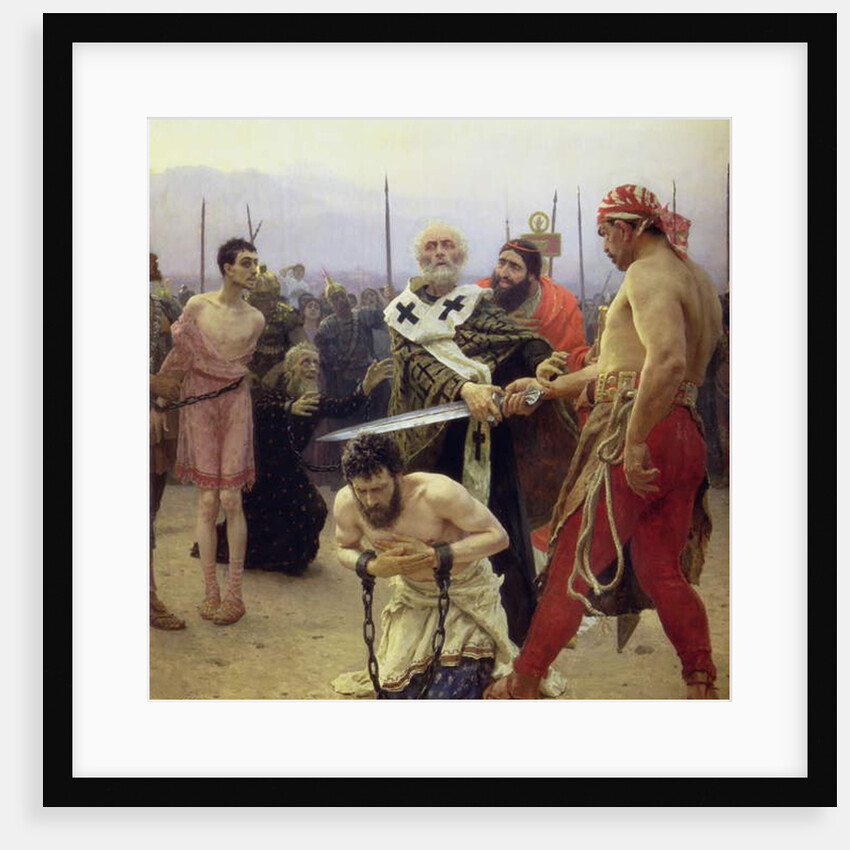 St. Nicholas Delivers Three Unjustly Condemned Men from Death, 1888 by Ilya Efimovich Repin