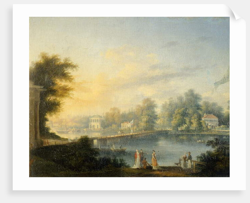 View of the Bol'shaya Neva and the Stroganov Dacha, 1804 by Semen Fedorovich Shchedrin