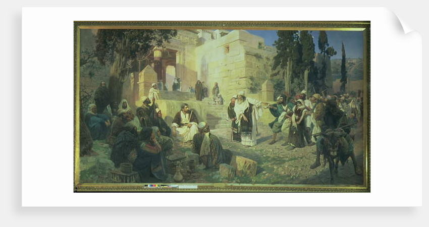 Christ and the Woman Taken in Adultery, 1888 by Vasilij Dmitrievich Polenov