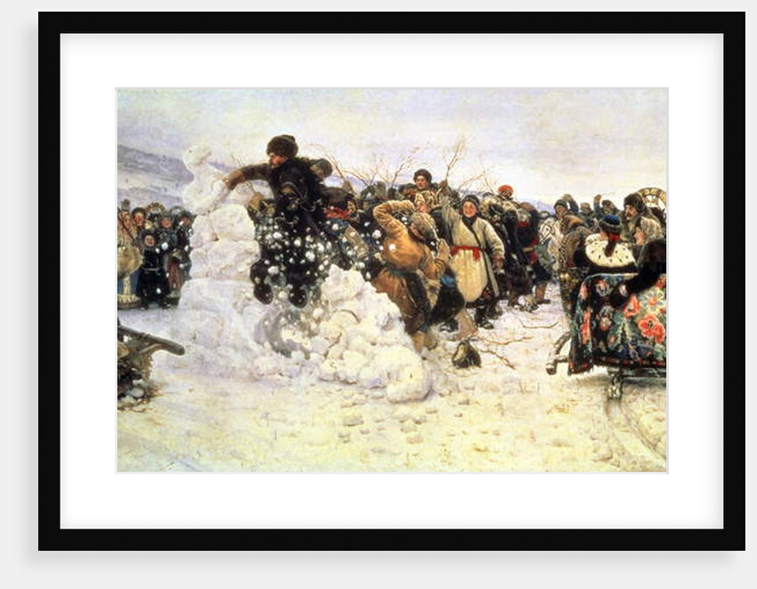 The Capture of the Snow Fortress, 1891 by Vasilij Ivanovic Surikov