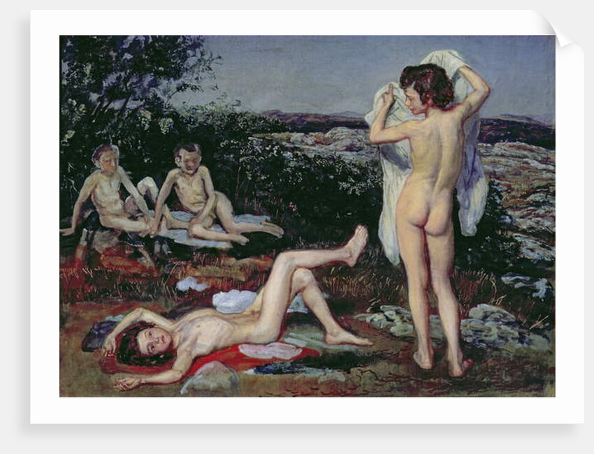 Four Naked Boys, study for 'The Appearance of Christ before the People', 1840-50 by Aleksandr Andreevich Ivanov