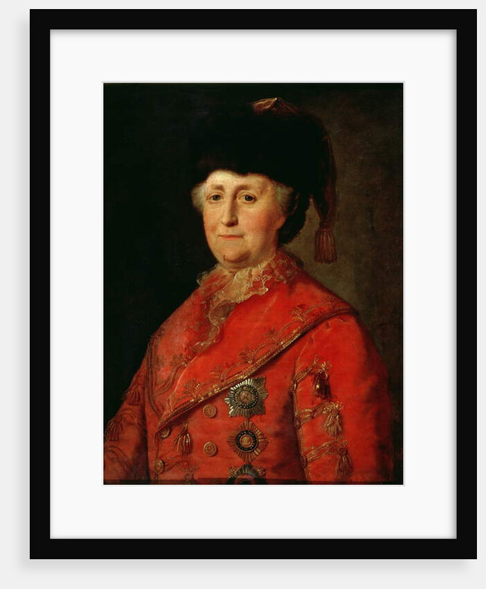 Portrait of Catherine II the Great in a Travelling Costume, 1787 by Mikhail Shibanov