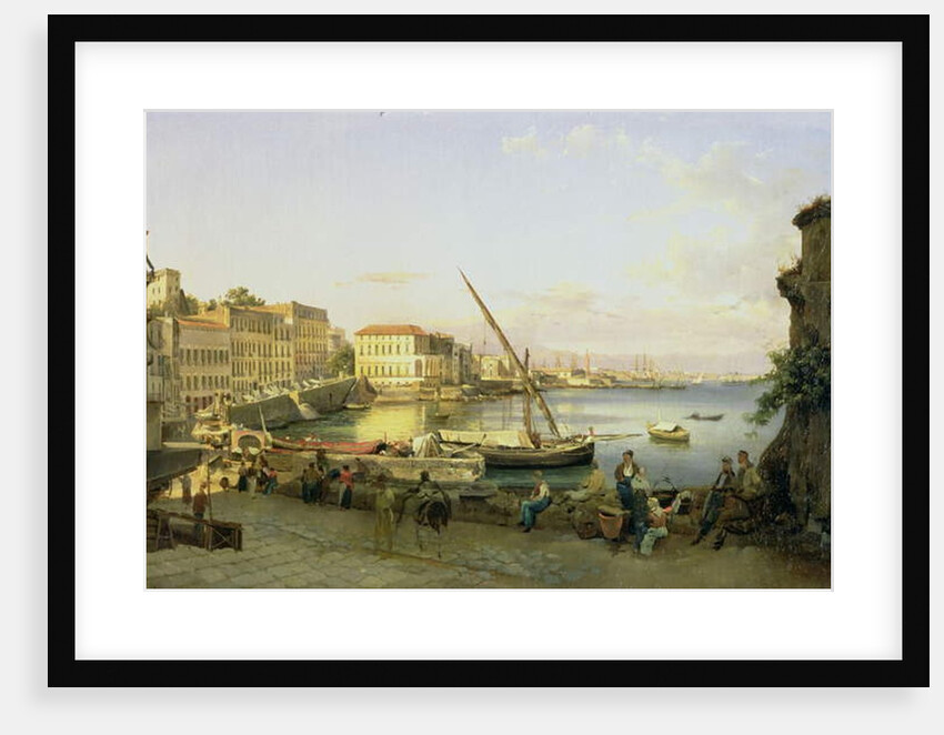 The Santa Lucia Embankment, Naples, c.1820 by Silvestr Fedosievich Shchedrin