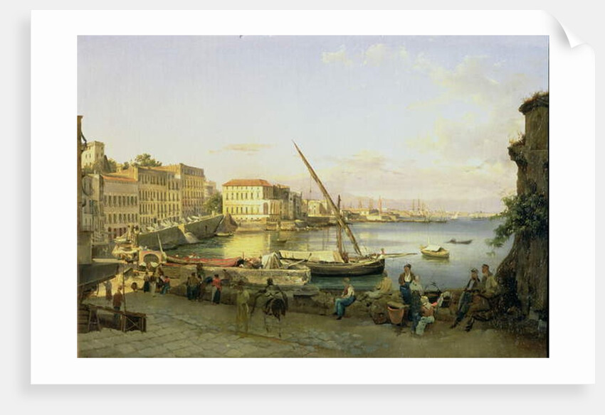 The Santa Lucia Embankment, Naples, c.1820 by Silvestr Fedosievich Shchedrin