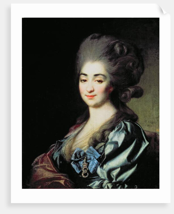 Portrait of Princess Praskovia Nikolayevna Repnina 1781 by Dmitri Grigor'evich Levitsky