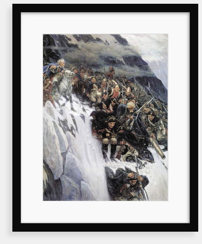 Suvorov's Army Crossing the Alps in 1799, 1899 by Vasilij Ivanovic Surikov