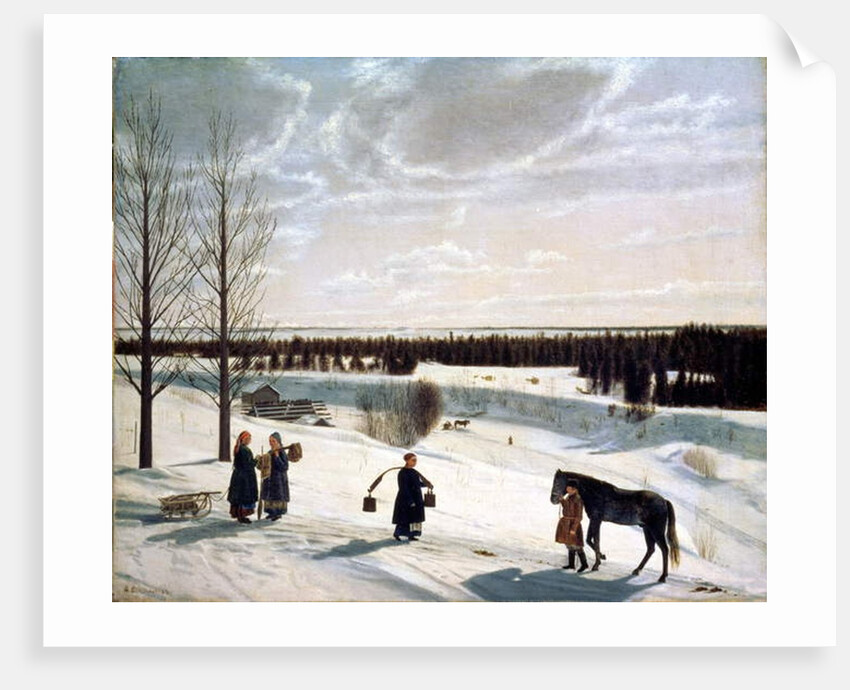 Winter Landscape, or Russian Winter, 1827 by Nikifor Stepanovich Krylov