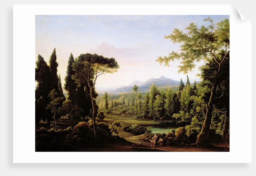 View of Hadrian's Villa near Rome by Fedor Mikhailovich Matveev