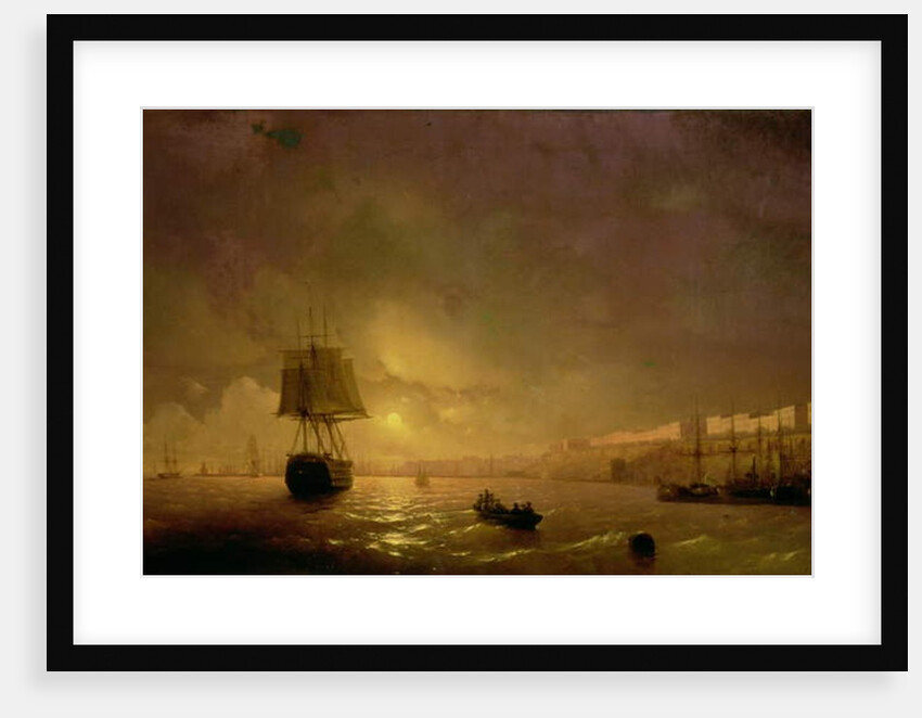 View of Odessa by Moonlight, 1846 by Ivan Konstantinovich Aivazovsky