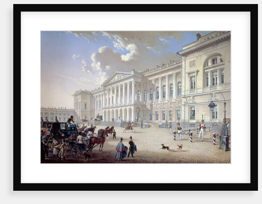 The Mikhailovsky Palace, St. Petersburg, 1832 by Karl Pavlovich Beggrov